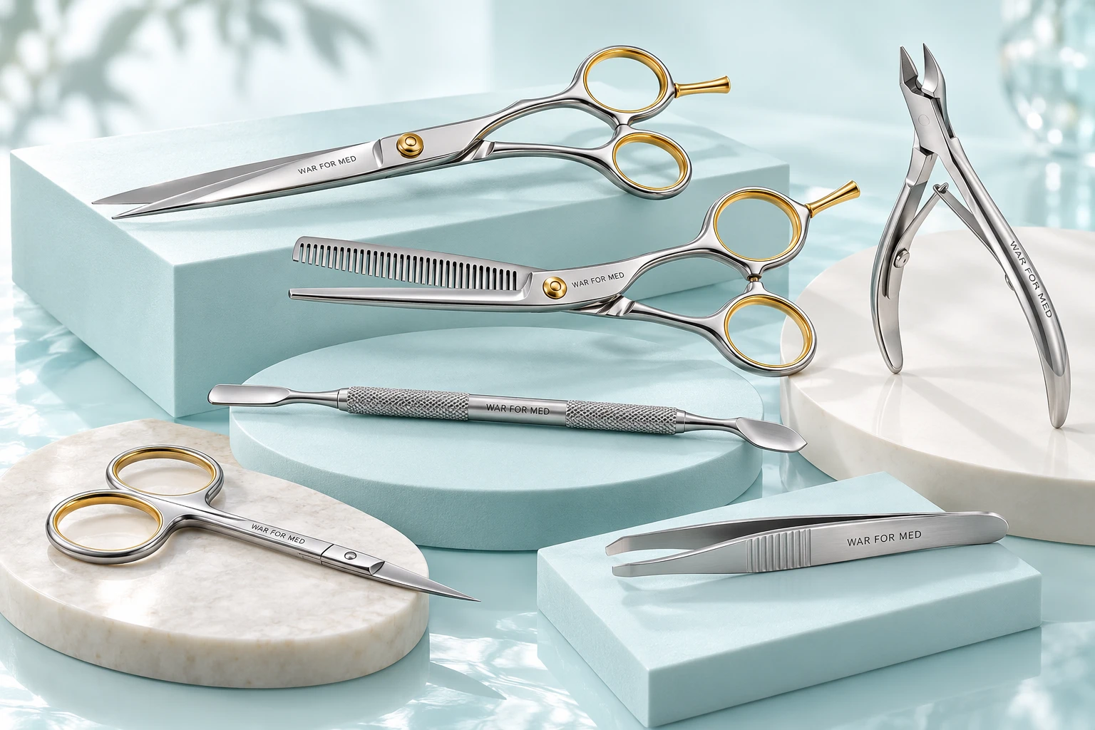 Beauty Instruments range illustration — WAR FOR MED