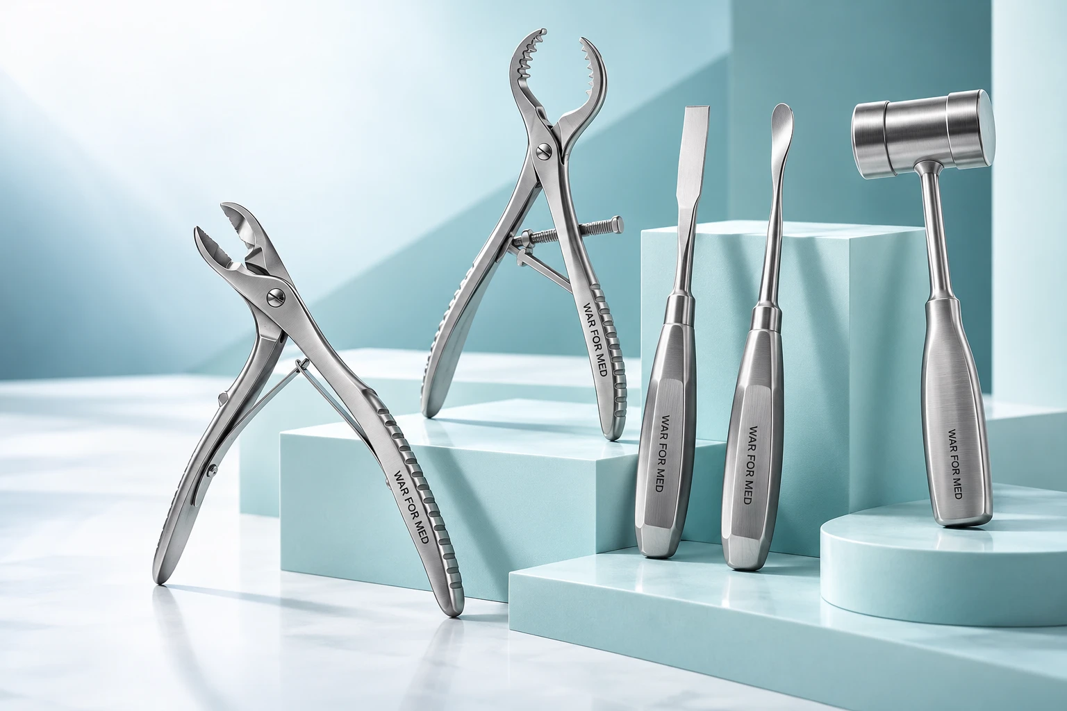 Bone Elevators & Levers — illustrative WAR FOR MED instrument range
