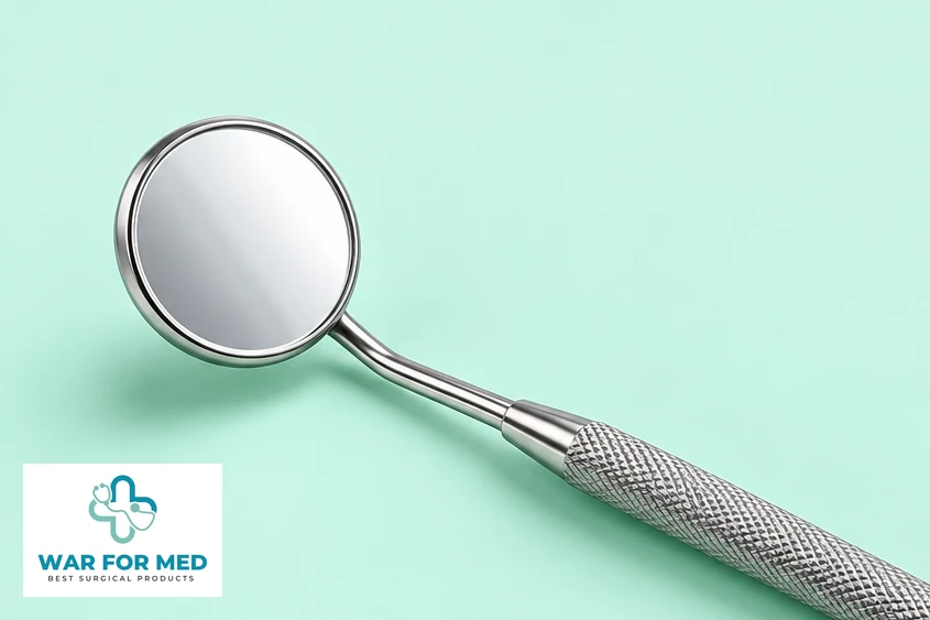 Dental Mouth Mirror — single instrument close view reference, WAR FOR MED