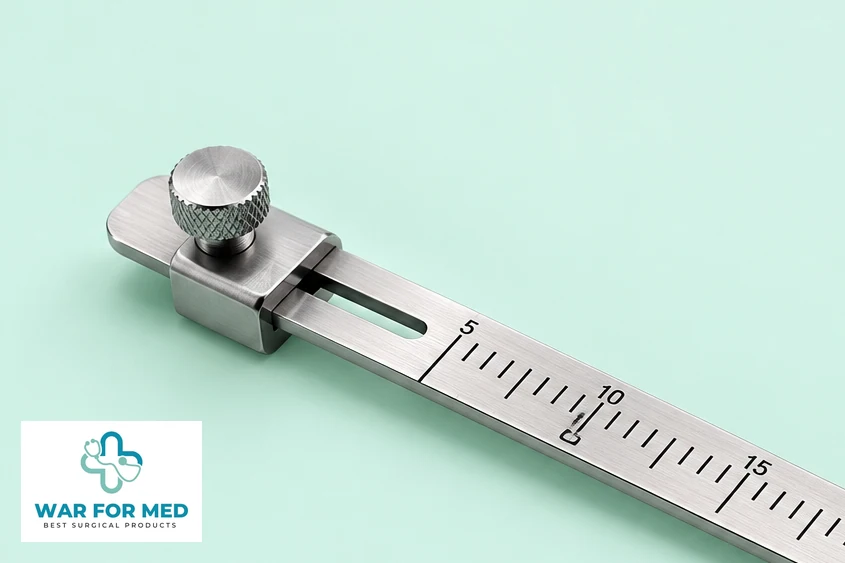 Endodontic Ruler — single instrument close view reference, WAR FOR MED