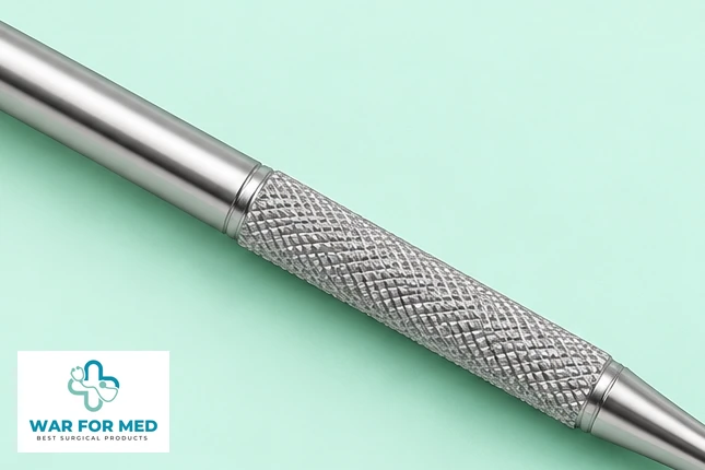 Periodontal Hoe Scaler — single instrument detail view reference, WAR FOR MED