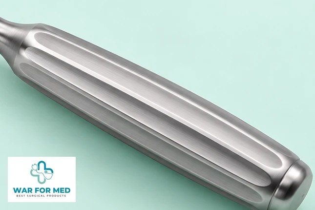 Curved Bone Chisel — single instrument detail view reference, WAR FOR MED