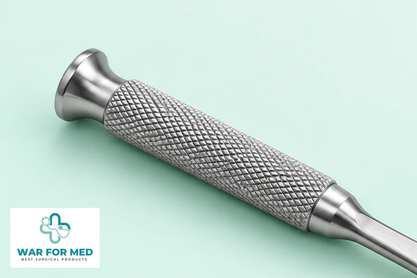 Straight Bone Chisel — single instrument close view reference, WAR FOR MED