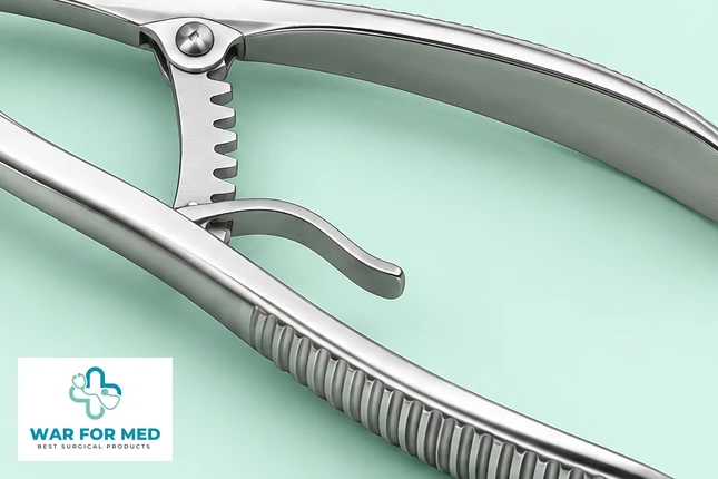 Verbrugge-Pattern Bone-Holding Forceps — single instrument detail view reference, WAR FOR MED